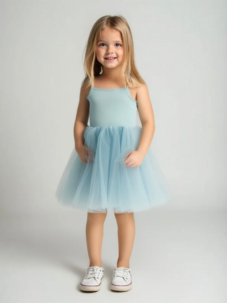 DOLLY ROMANTIC BALLET TUTU DRESS light blue