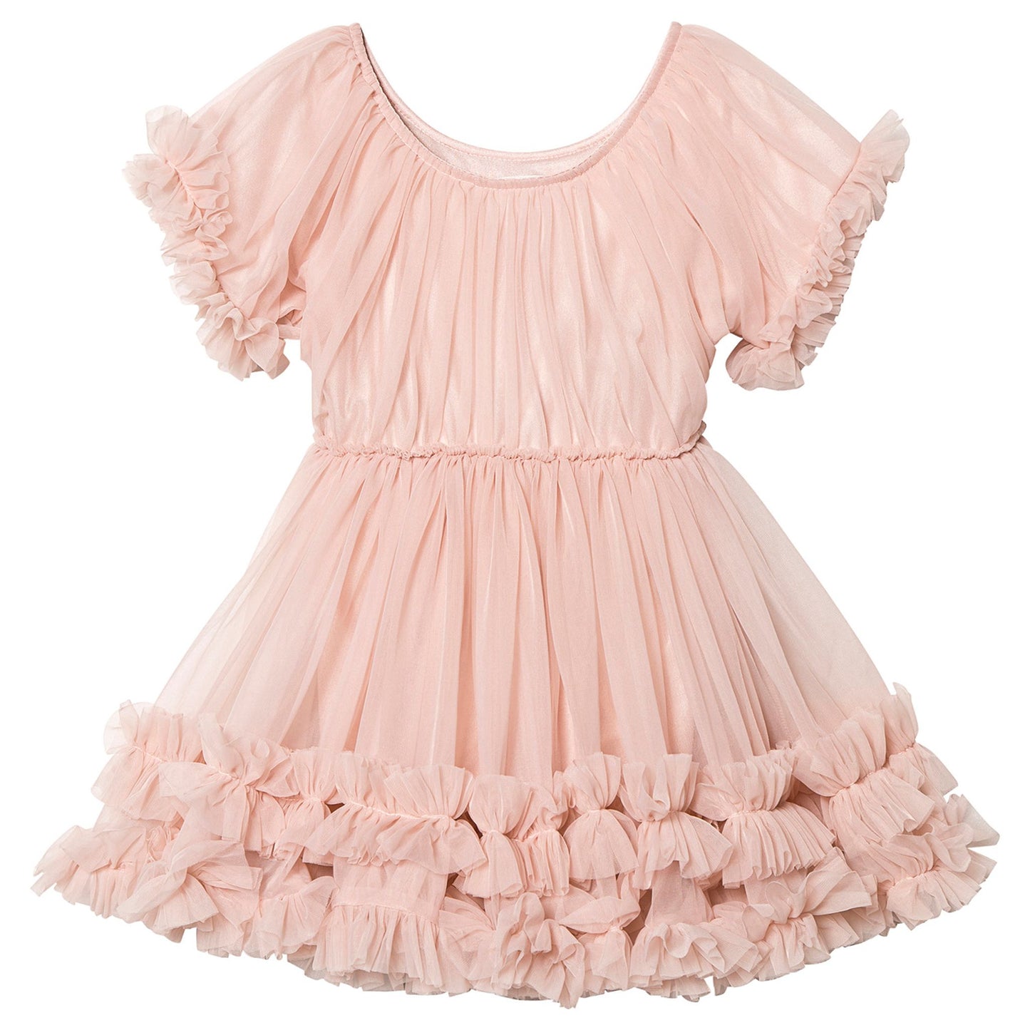 VESTIDO CON VOLANTES DOLLY by Le Petit Tom ® rosa ballet