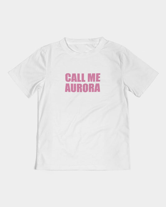 CALL ME AURORA Kids  All-Over Print Tee