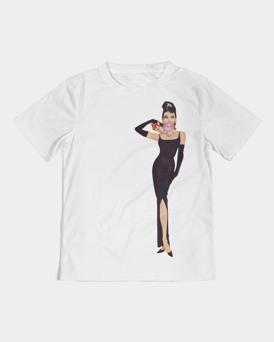 Tiffany's Audrey Hepburn Bubblegum Kids  All-Over Print Tee