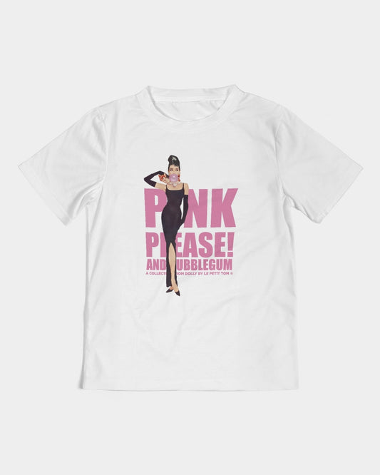 Breakfast at Tiffany's with Bubblegum Text - Audrey Hepburn Kids  All-Over Print Tee