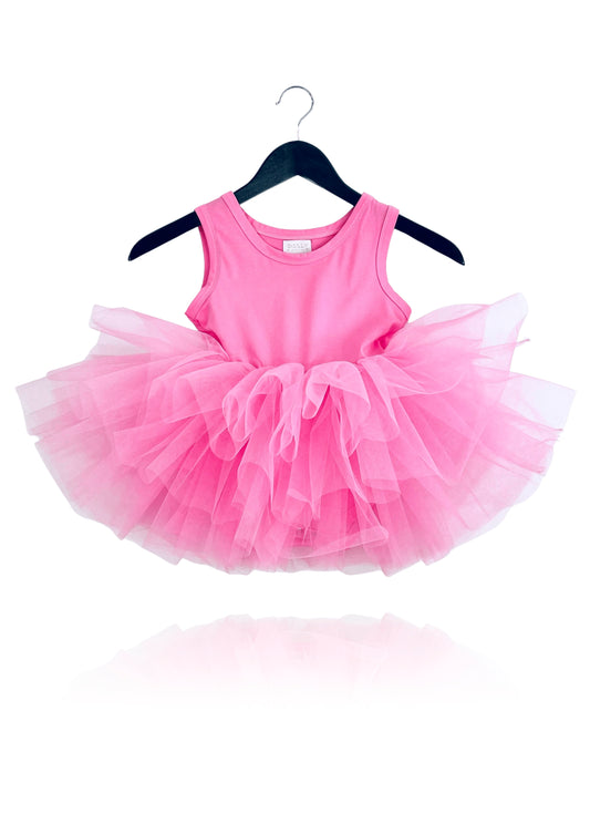 DOLLY PINK PLEASE! TIMELESS TUTU DRESS Aurora Bubblegum pink