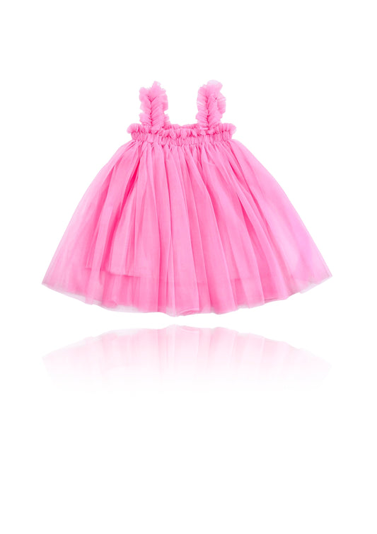 DOLLY PINK PLEASE! 2 WAY TUTU DRESS BEACH COVER UP Aurora Bubblegum pink