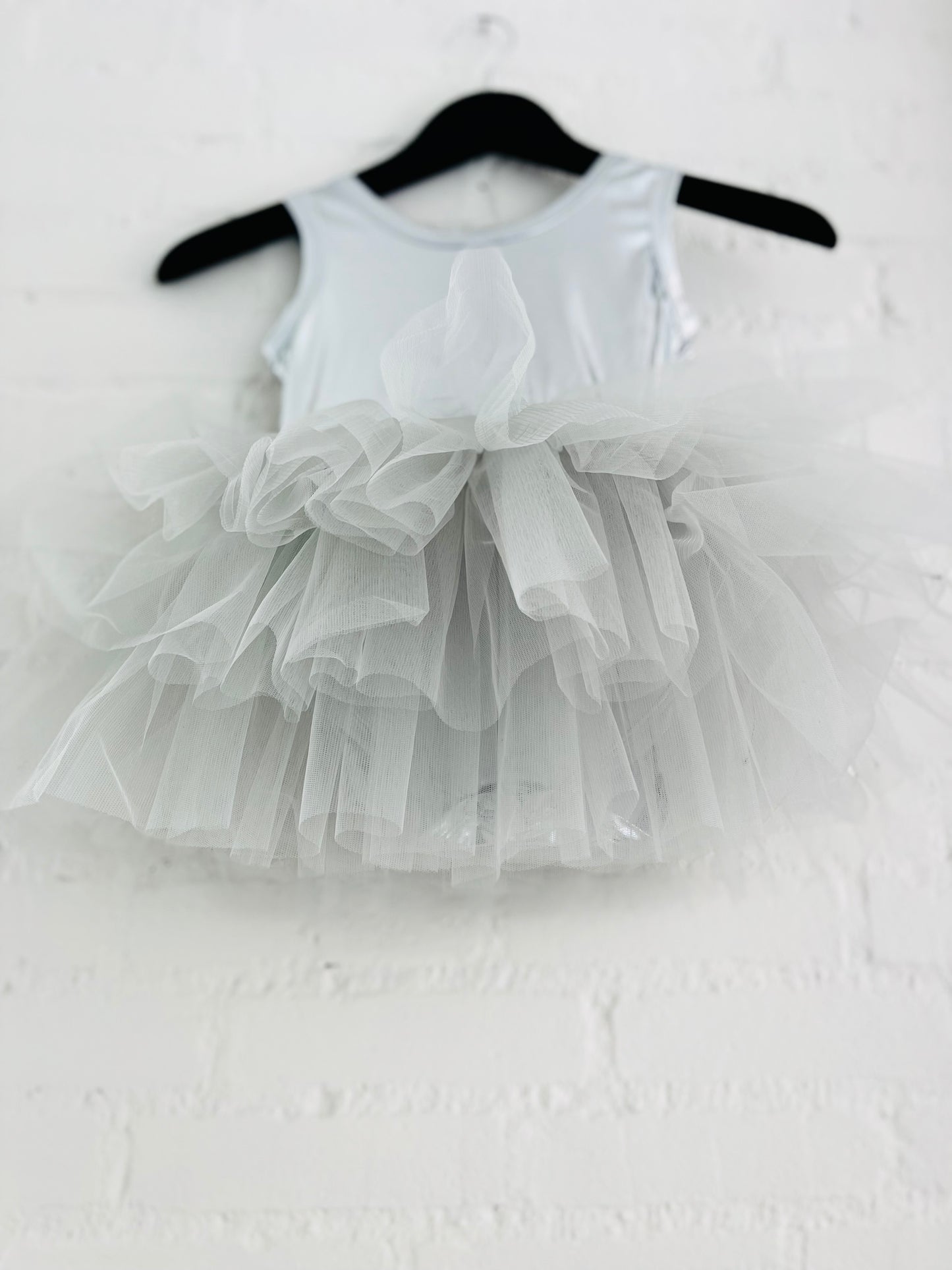 DOLLY TIMELESS METALLIC TUTU DRESS silver