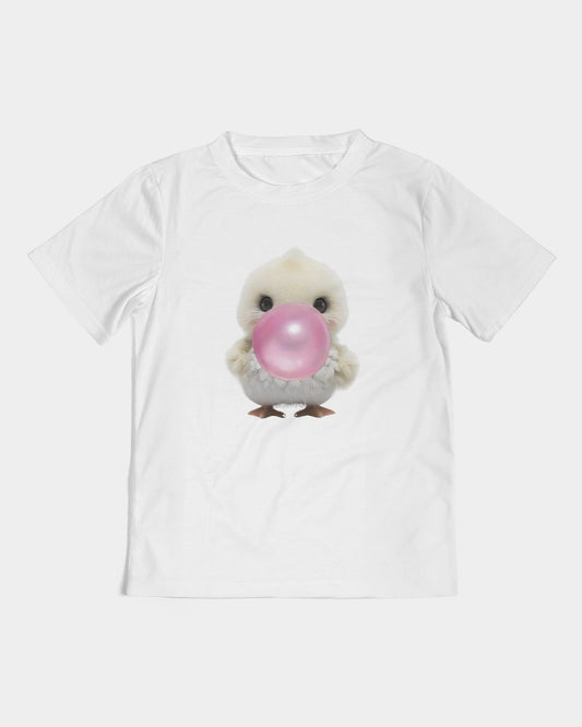 Pink Please! Bubblegum and a Baby Bird Kids  All-Over Print Tee