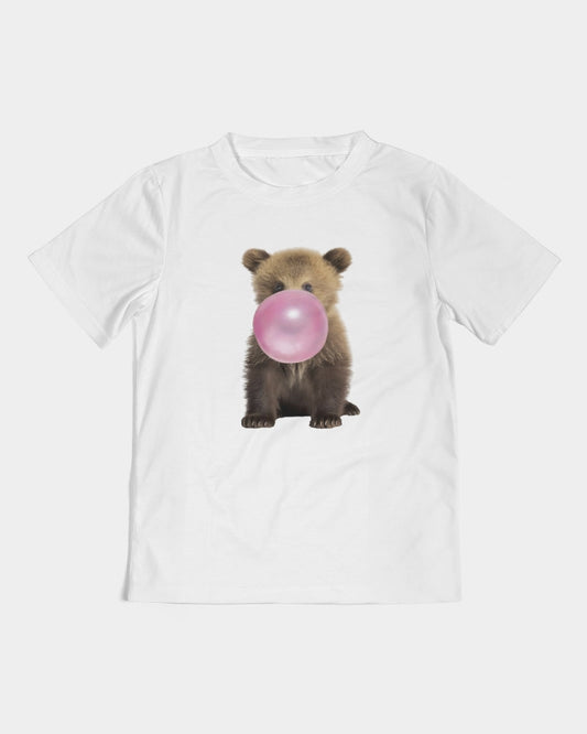 Pink Please! Bubblegum and a Baby Grizzly Bear please Kids  All-Over Print Tee