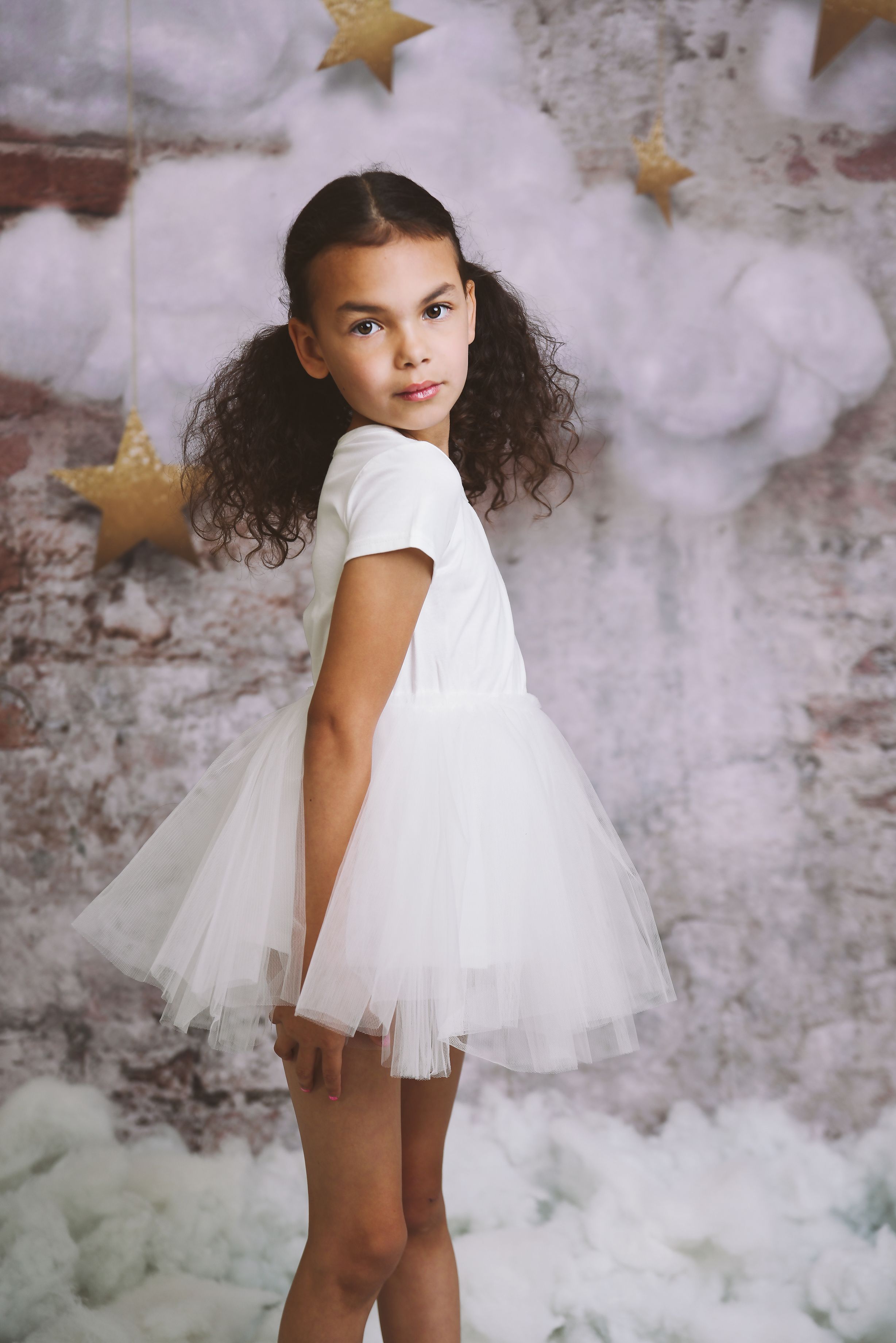 DOLLY® TUTULLY T-SHIRT TUTU DRESS white – DOLLY by Le Petit Tom ®