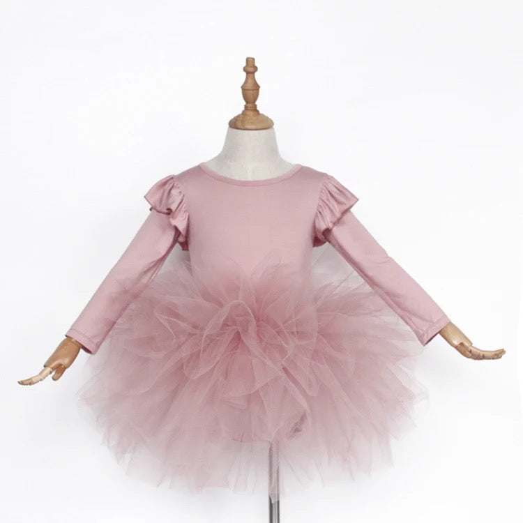 Long sleeve tutu sales dress baby